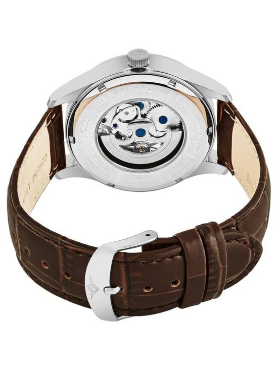 NWT Stuhrling Original Legacy Automatic Silver Dial Men\'s Watch main image 4